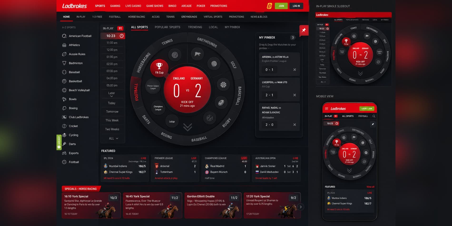 Ladbrokes — project cover
